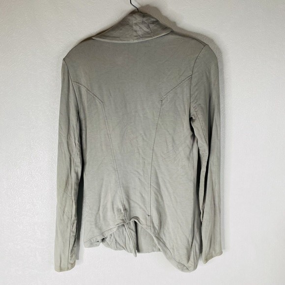 Helmut Lang Sz Small Villous Asymmetric Zip Sweatshirt - Picture 6 of 9